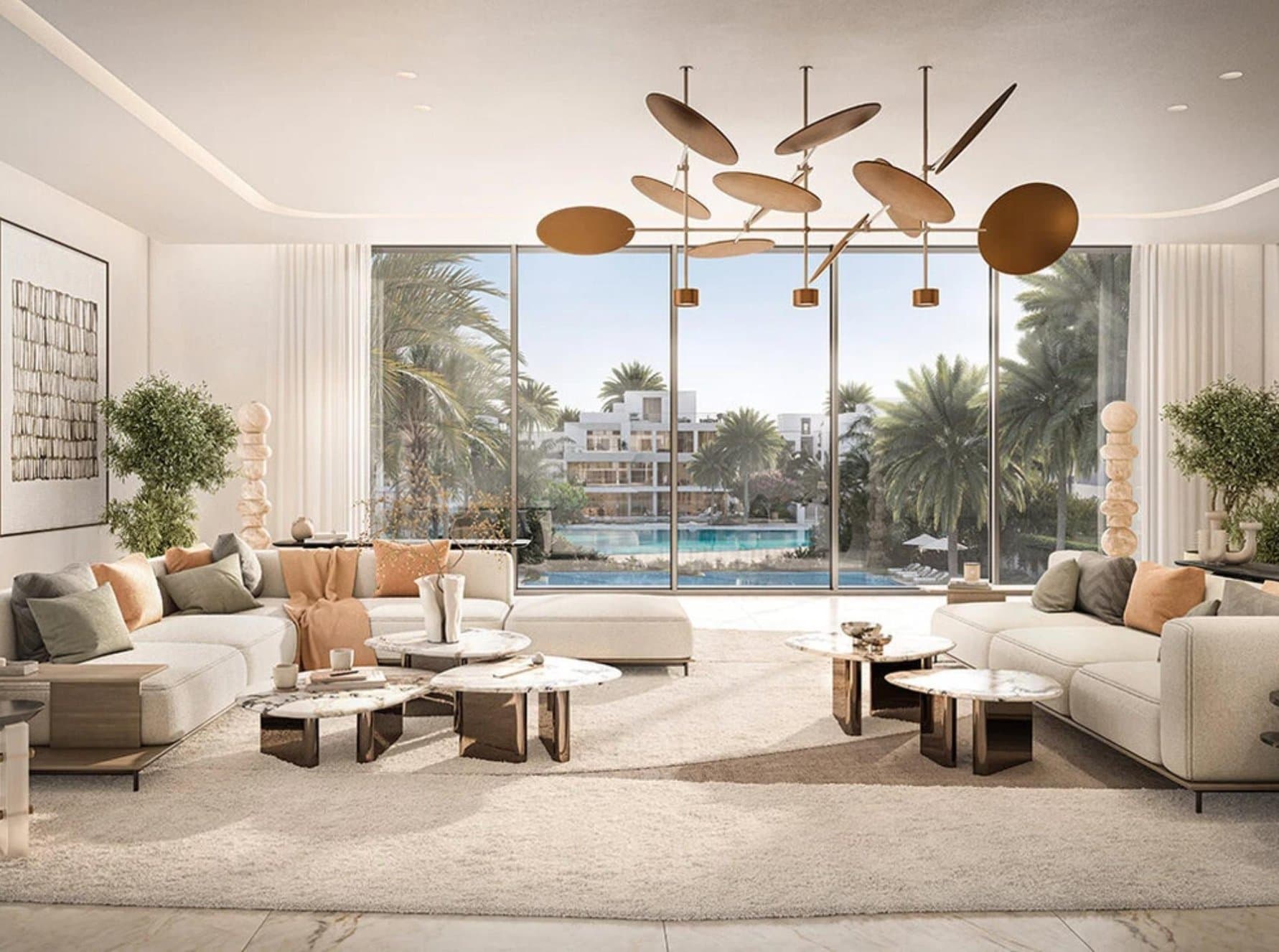 Waterway villa row — Emaar Oasis